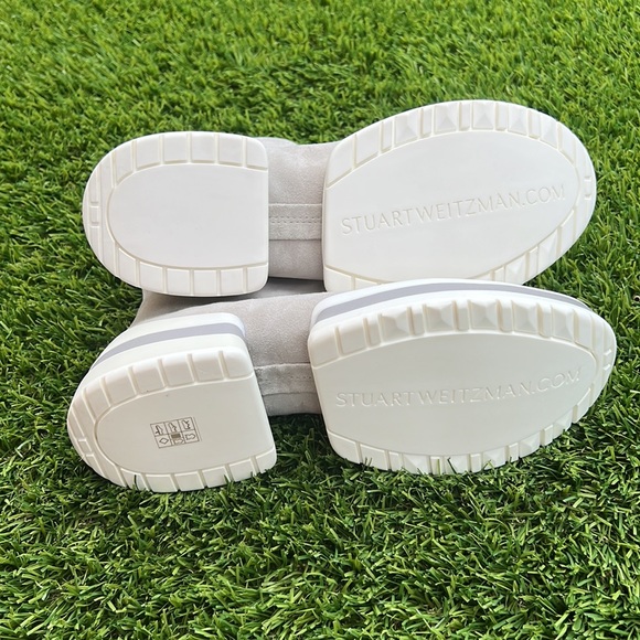 NWB Stuart Weitzman SW 612 grey suede bootie size 4.5 that fits like a 5 - Picture 12 of 17